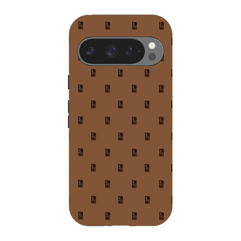 Monogram Chocolate Lover — Pixel 9 Pro Tough Case — Finnaij