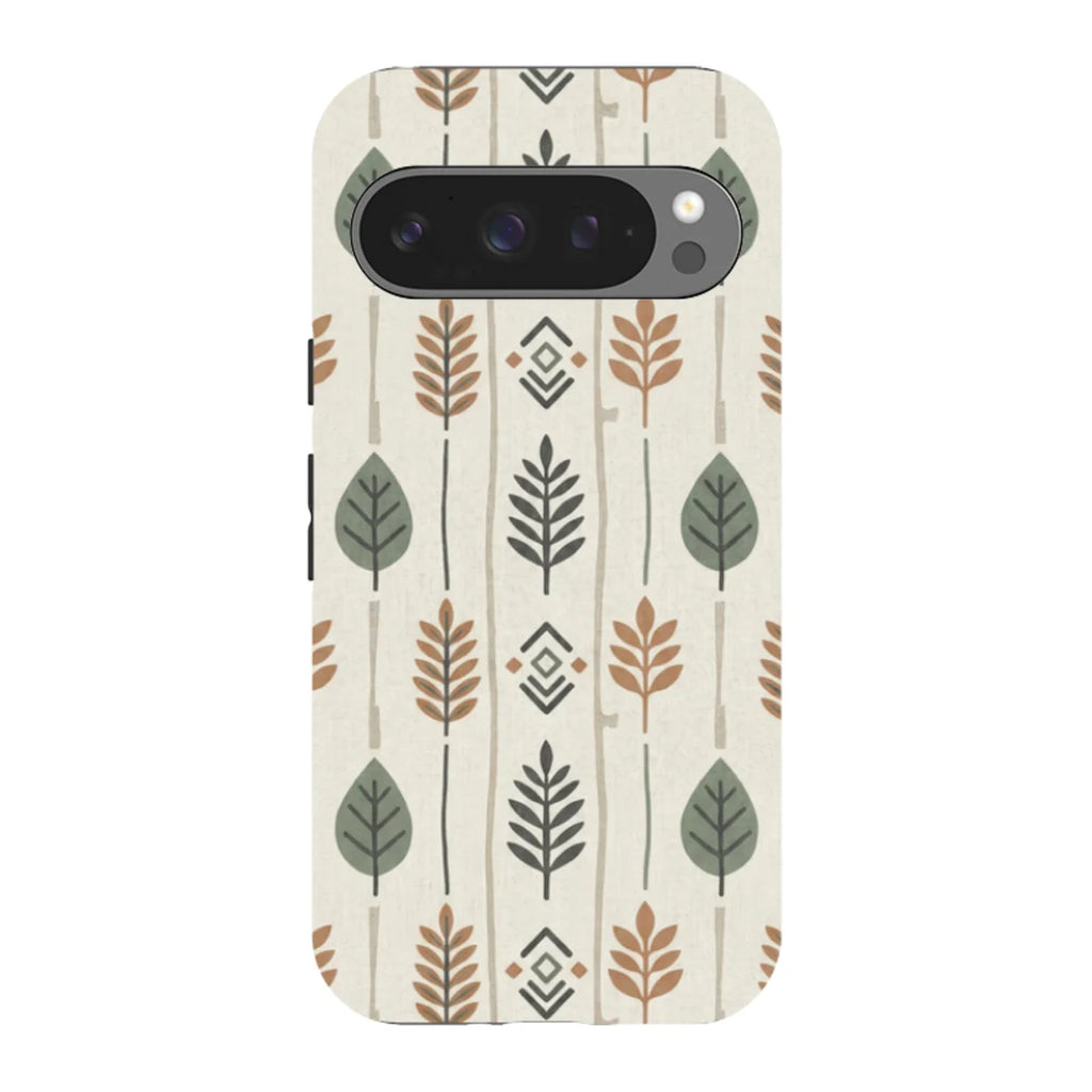 Birch and Linen Pattern by Elsi Vaarala — Pixel 9 Pro Tough Case — Finnaij