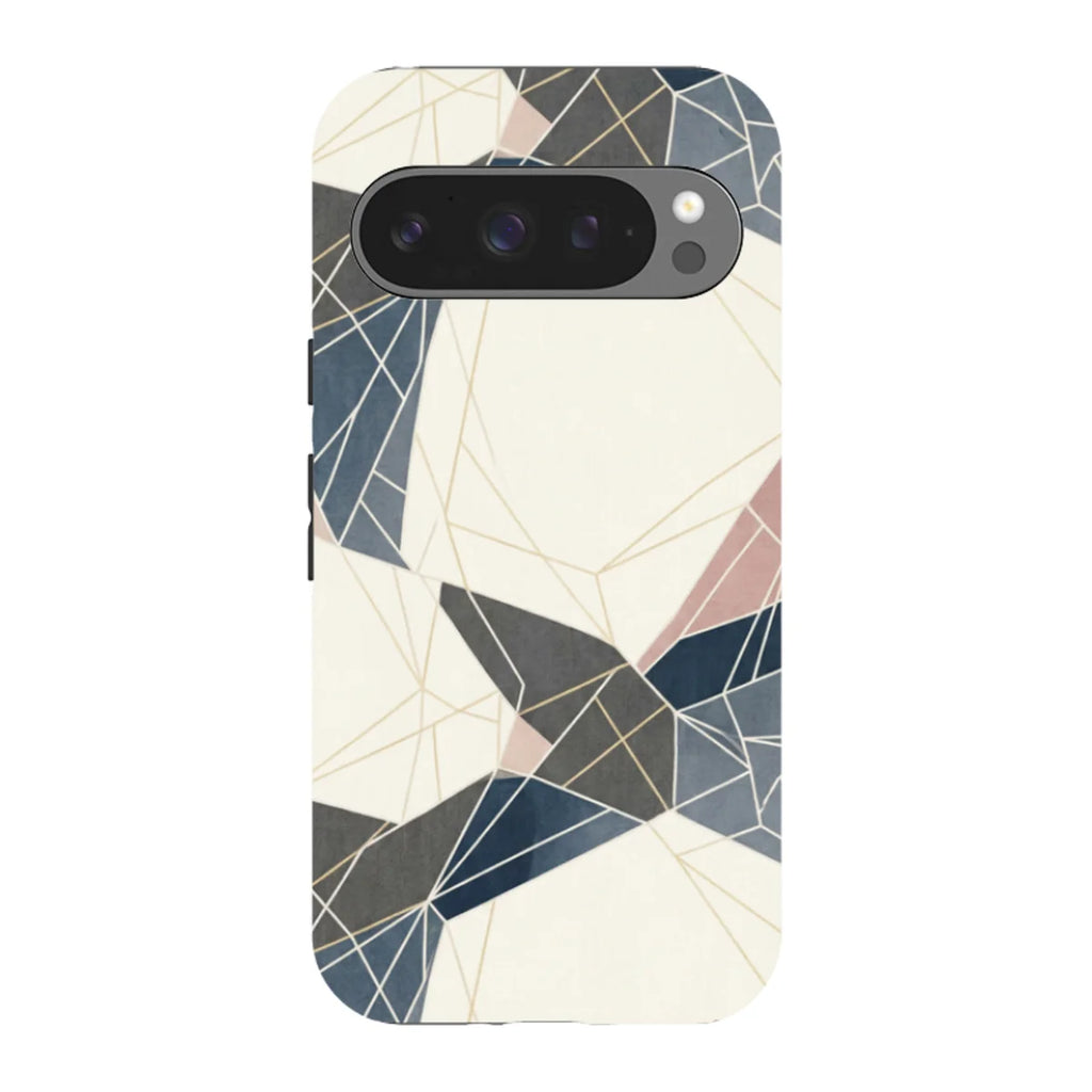 Frozen Lake Geometry by Elsi Vaarala — Pixel 9 Pro Tough Case — Finnaij