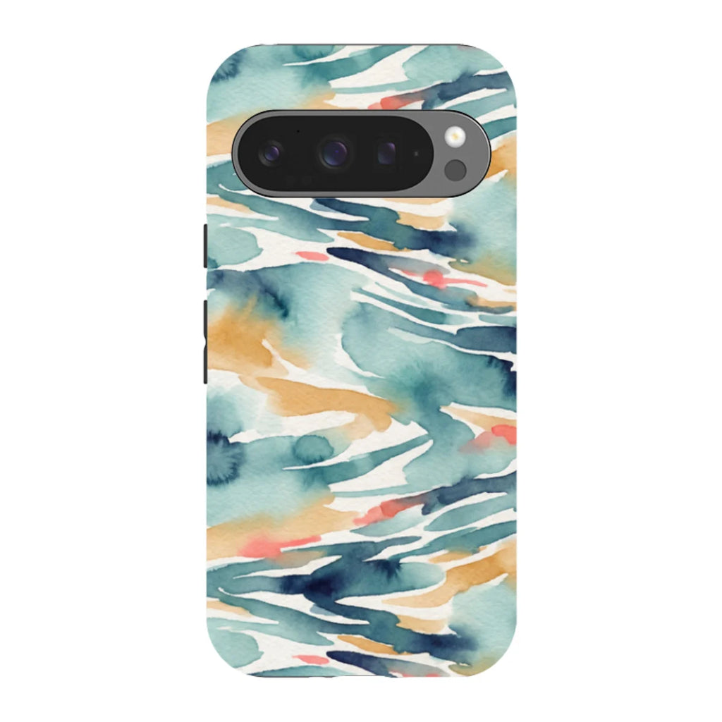 River Reflection Pattern Crop by Tobi Akinyemi — Pixel 9 Pro Tough Case — Finnaij