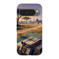 Aso-Oke Accent in the Landscape by Tobi Akinyemi — Pixel 9 Pro Tough Case — Finnaij