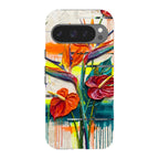 Tropical Flowers by Frida Lövström — Pixel 9 Pro Tough Case — Finnaij