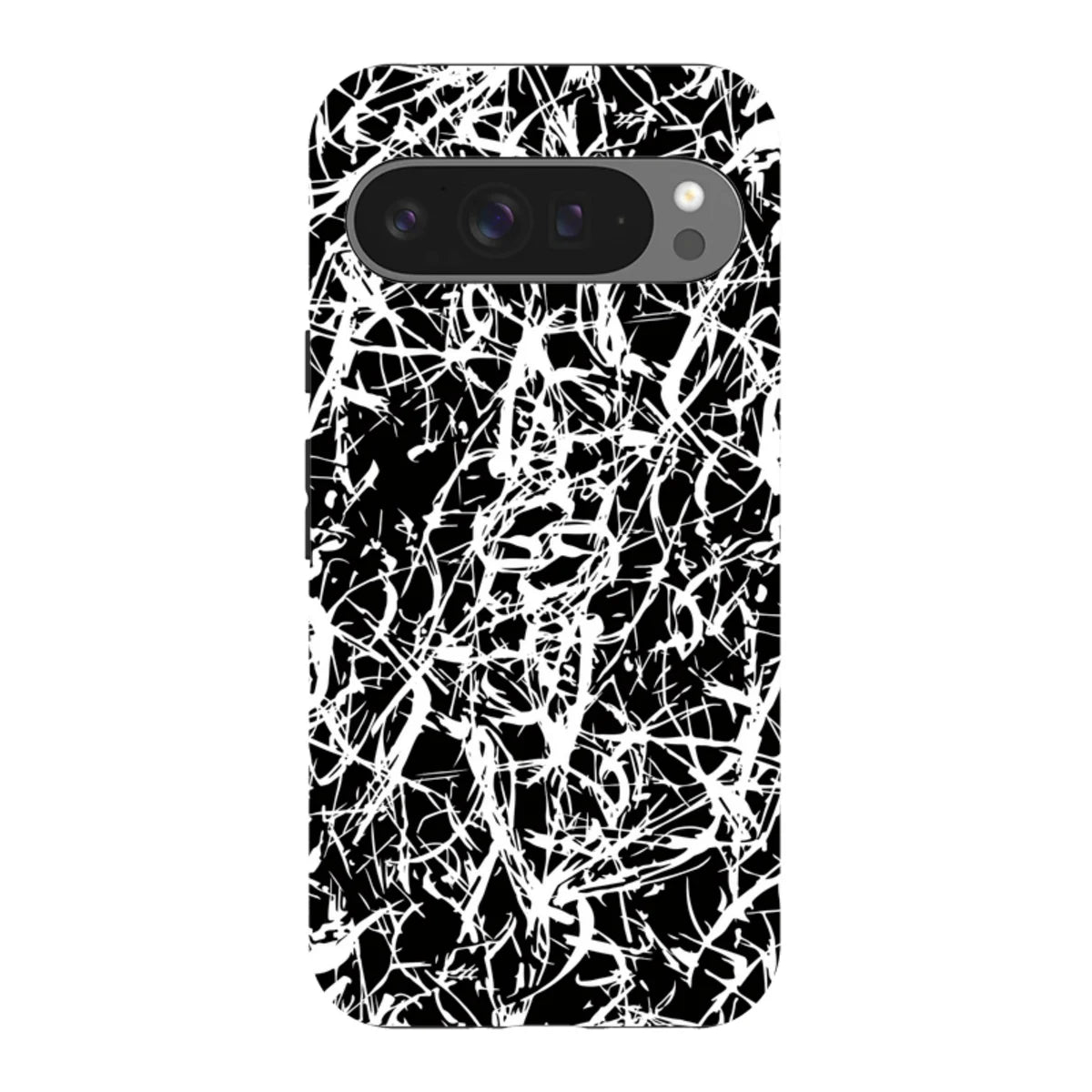 Black-White Grunge — Pixel 9 Pro XL Tough Case — Finnaij