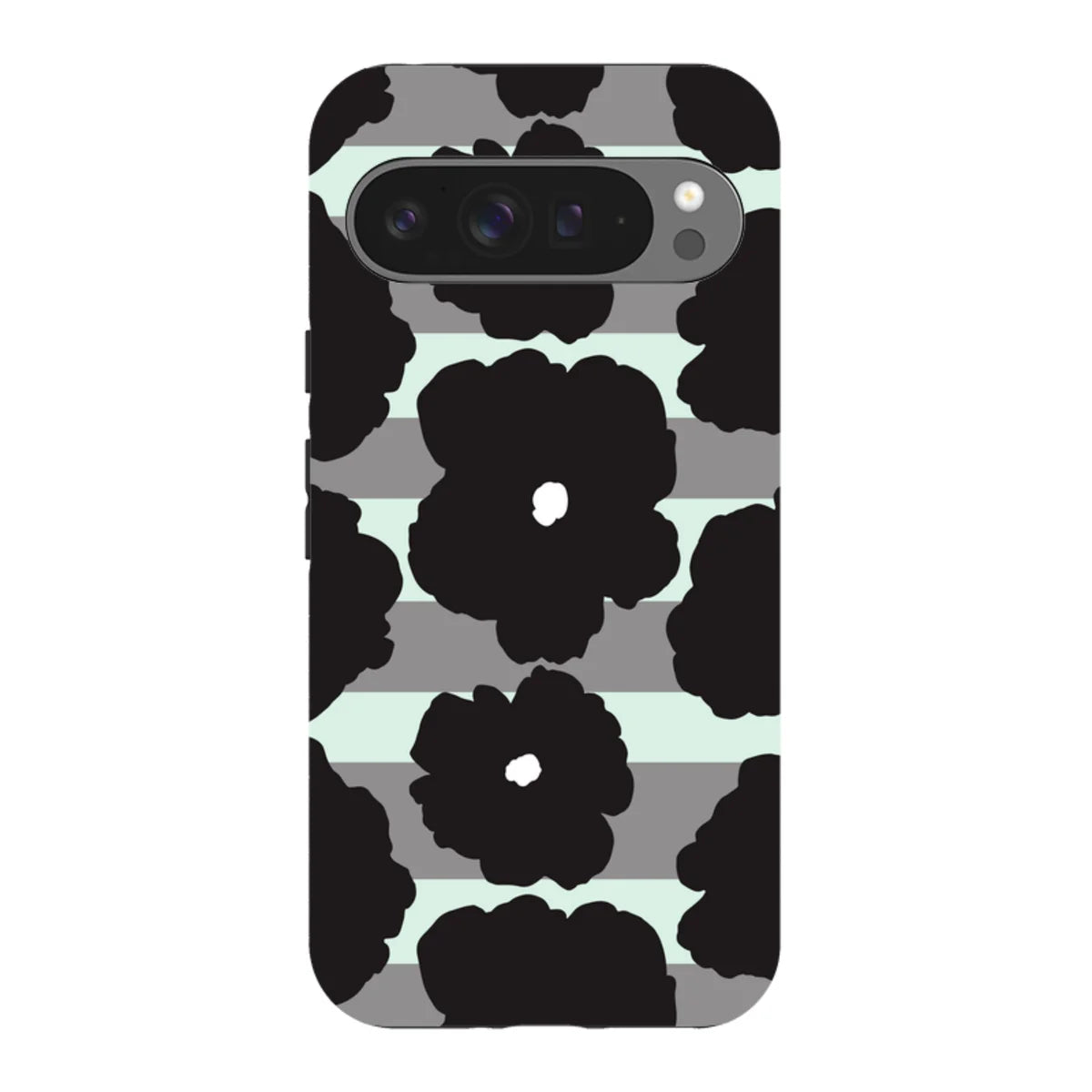 Bold Floral Black — Pixel 9 Pro XL Tough Case — Finnaij