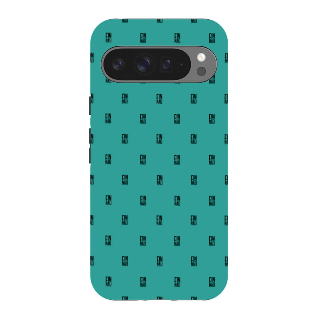 Monogram Teal — Pixel 9 Pro XL Tough Case — Finnaij