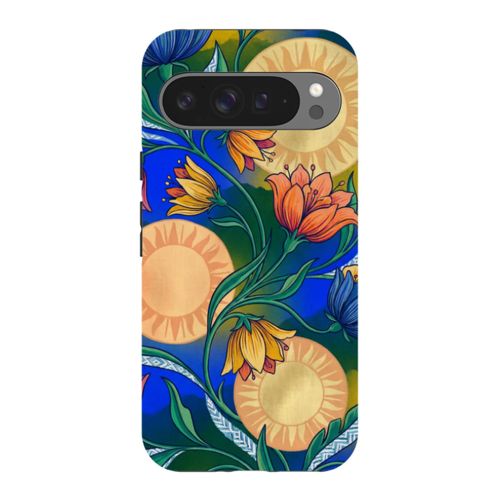 Midnight Sun Garden by Aino Kallio — Pixel 9 Pro XL Tough Case — Finnaij