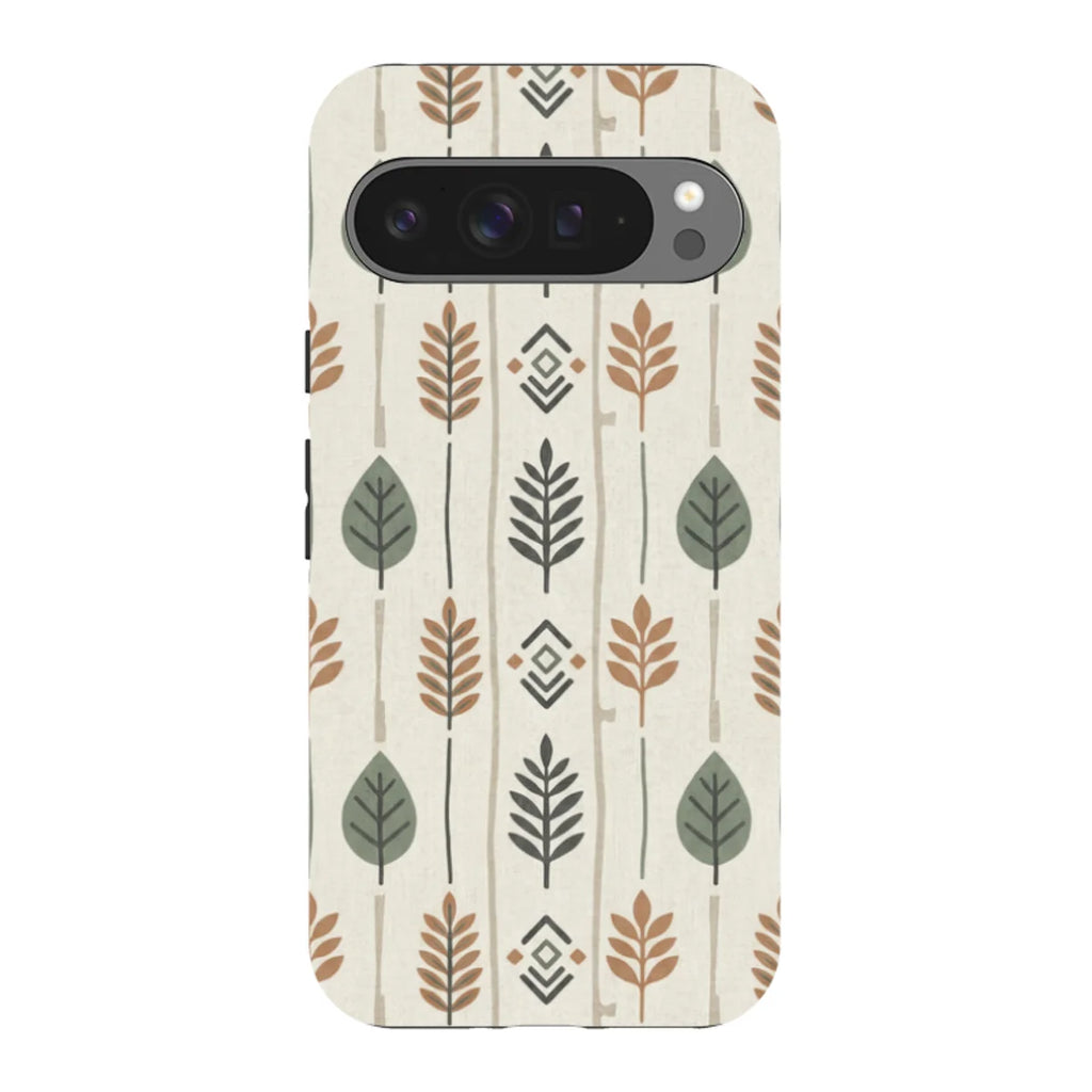 Birch and Linen Pattern by Elsi Vaarala — Pixel 9 Pro XL Tough Case — Finnaij