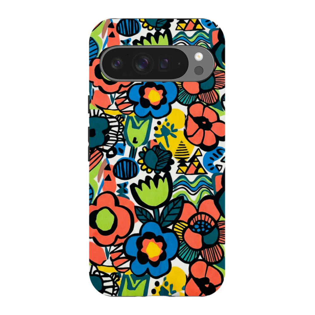 Floral Street Nordic by Salla Niemi — Pixel 9 Pro XL Tough Case — Finnaij