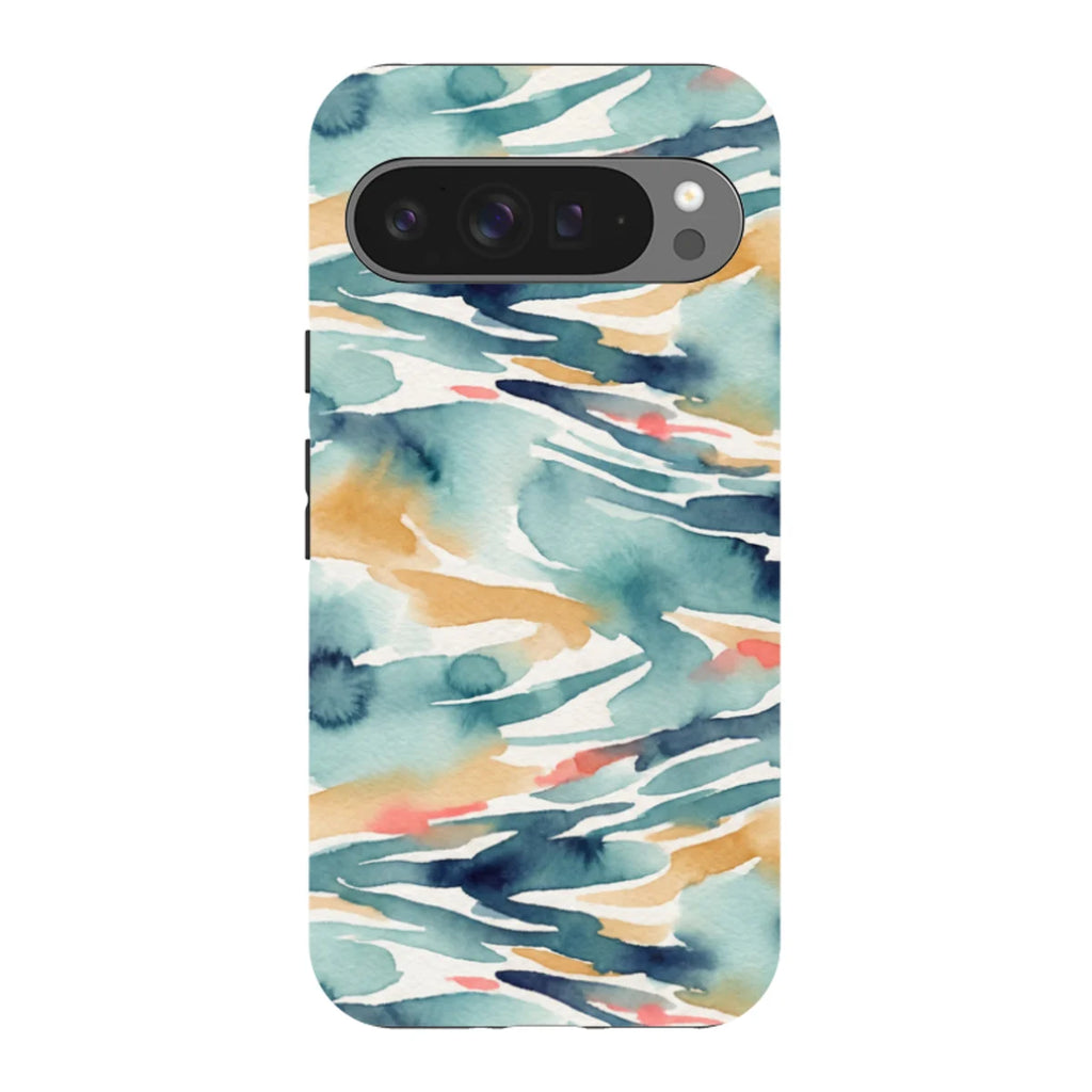 River Reflection Pattern Crop by Tobi Akinyemi — Pixel 9 Pro XL Tough Case — Finnaij