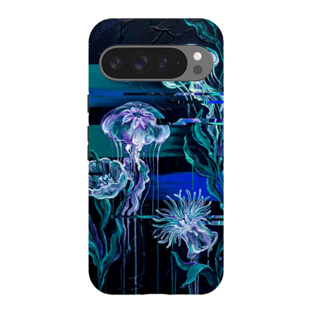 Deep-Sea Underwater Botanical Fantasy by Frida Lövström — Pixel 9 Pro XL Tough Case — Finnaij