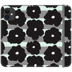 Bold Floral Black — iPhone 11 Wallet Case — Finnaij
