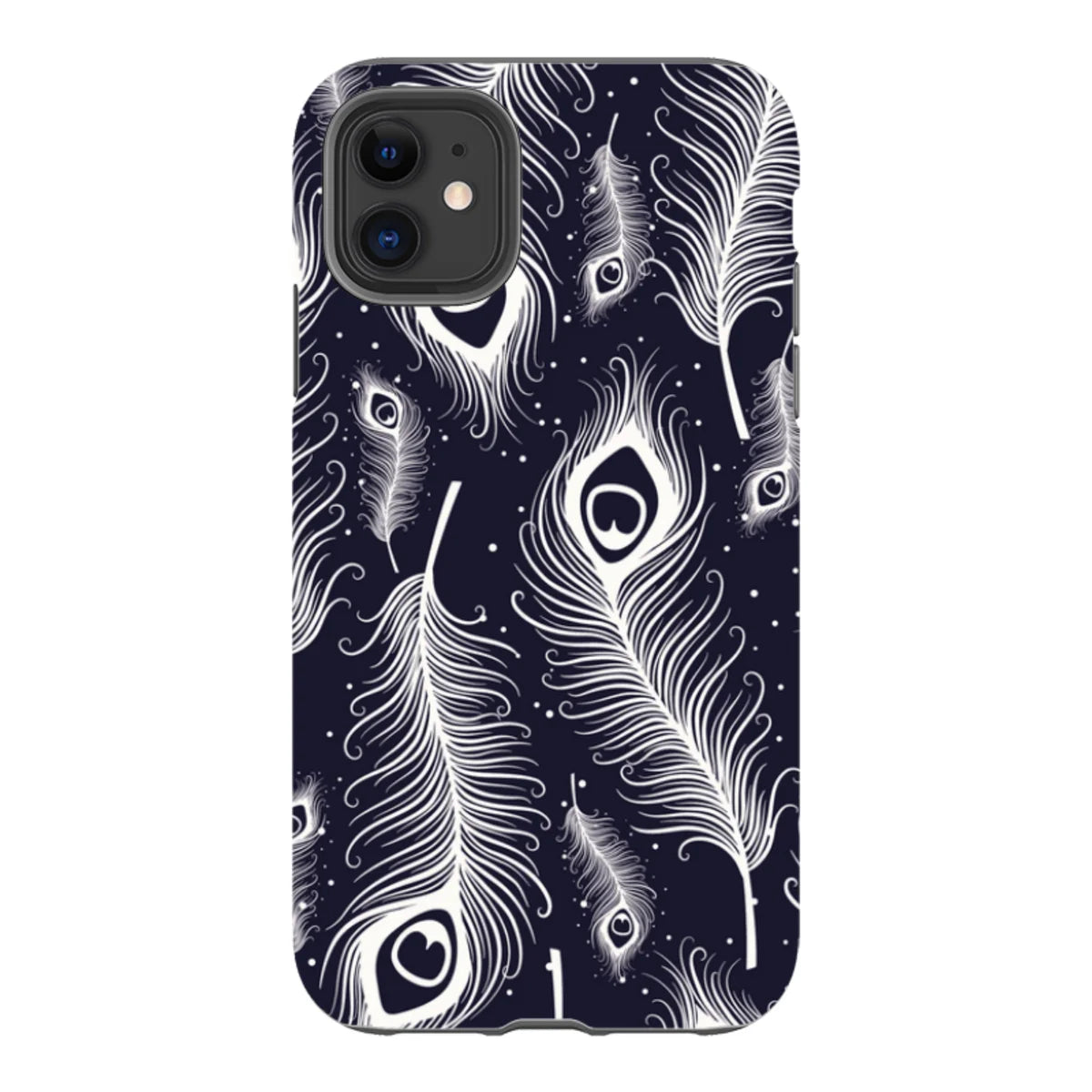 Feathers in Bloom — iPhone 11 Tough Case — Finnaij