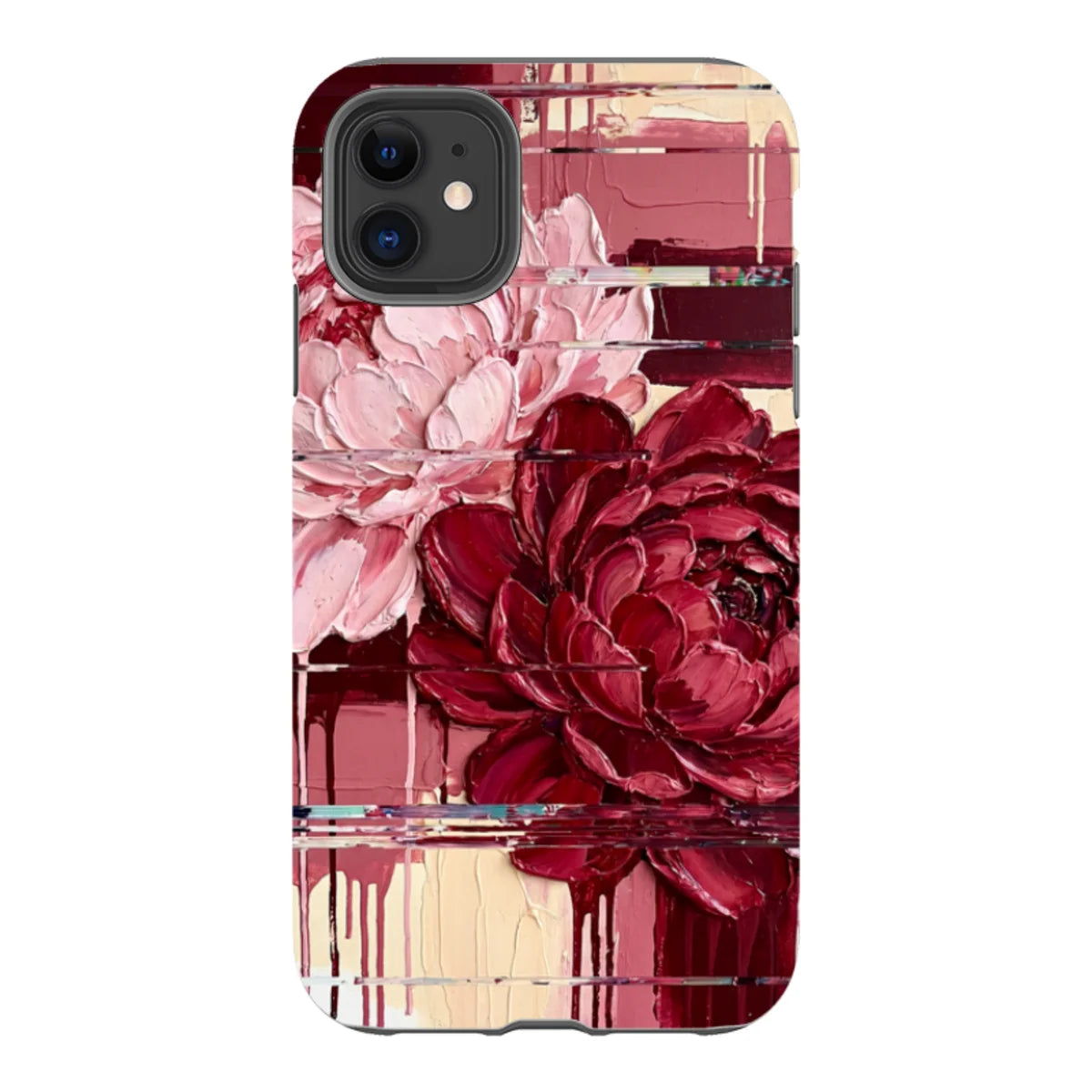 Peonies by Frida Lövström — iPhone 11 Tough Case — Finnaij