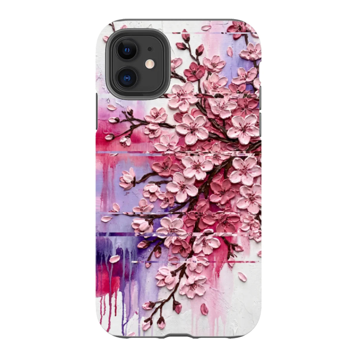 Cherry Blossoms by Frida Lövström — iPhone 11 Tough Case — Finnaij