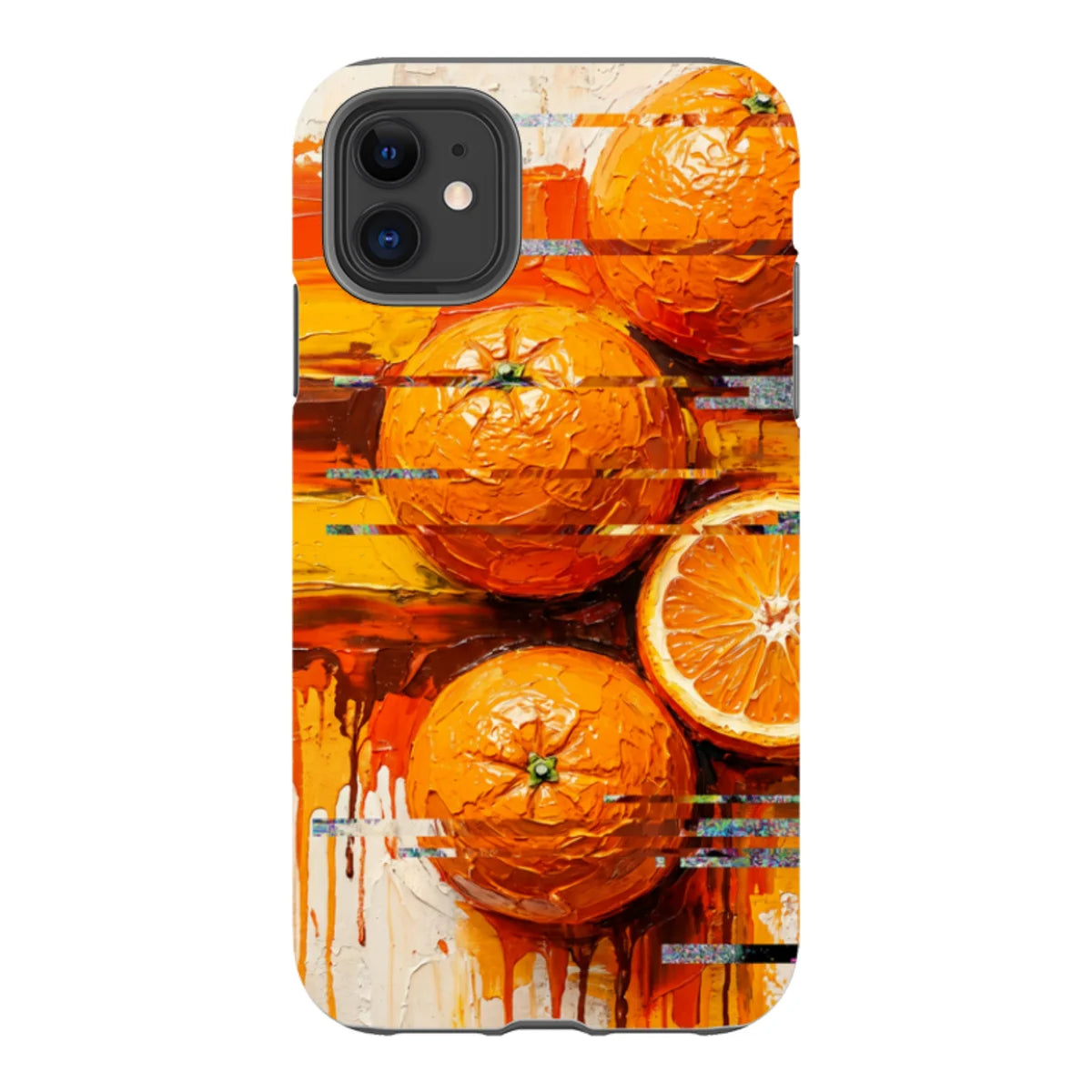 Oranges and Citrus Still Life by Frida Lövström — iPhone 11 Tough Case — Finnaij