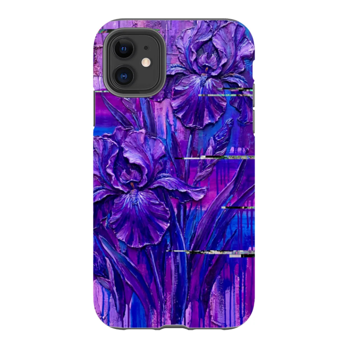 Iris Flowers by Frida Lövström — iPhone 11 Tough Case — Finnaij