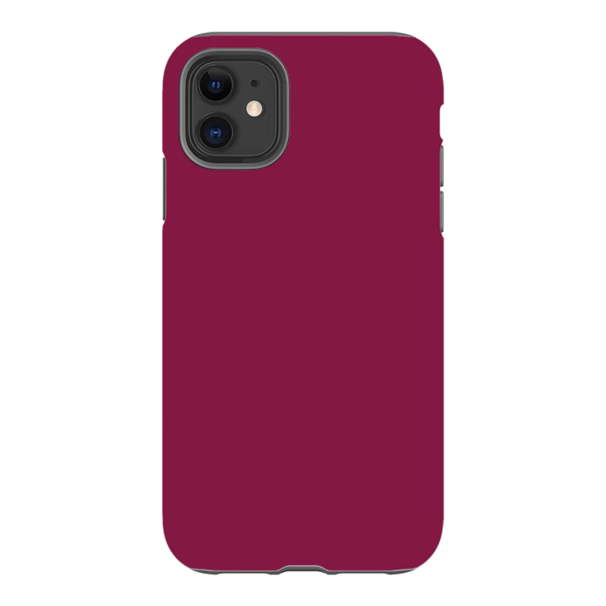 Simple Range Burgundy Orchid — iPhone 11 Tough Case — Finnaij