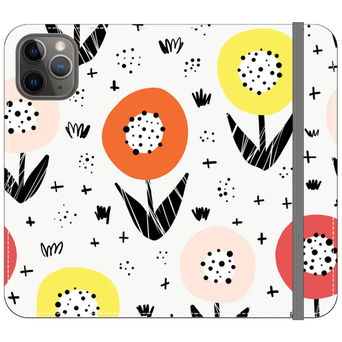 Botanical Doodle — iPhone 11 Pro Wallet Case — Finnaij