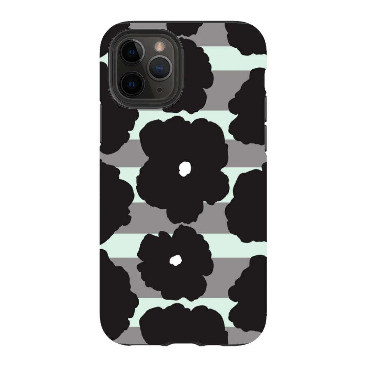 Bold Floral Black — iPhone 11 Pro Tough Case — Finnaij