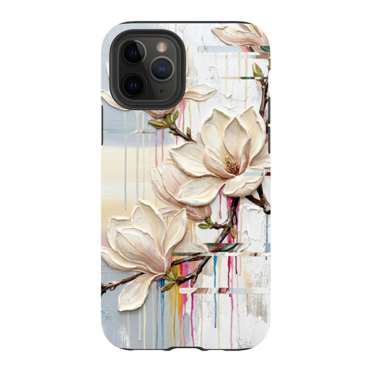 Magnolia Branches by Frida Lövström — iPhone 11 Pro Tough Case — Finnaij