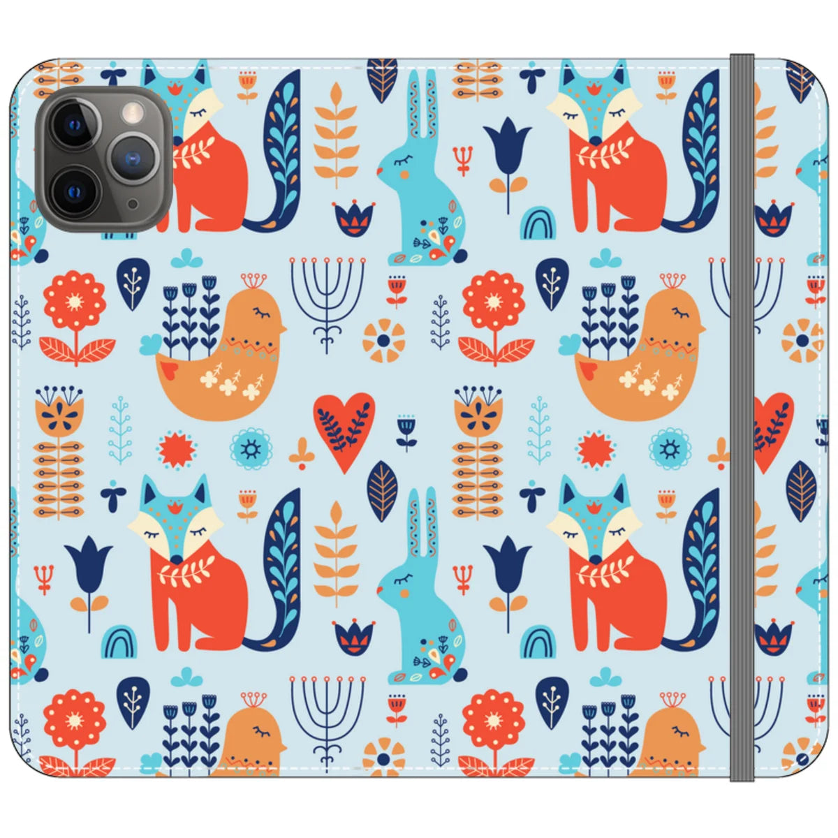 Nordic Ornament — iPhone 11 Pro Max Wallet Case — Finnaij