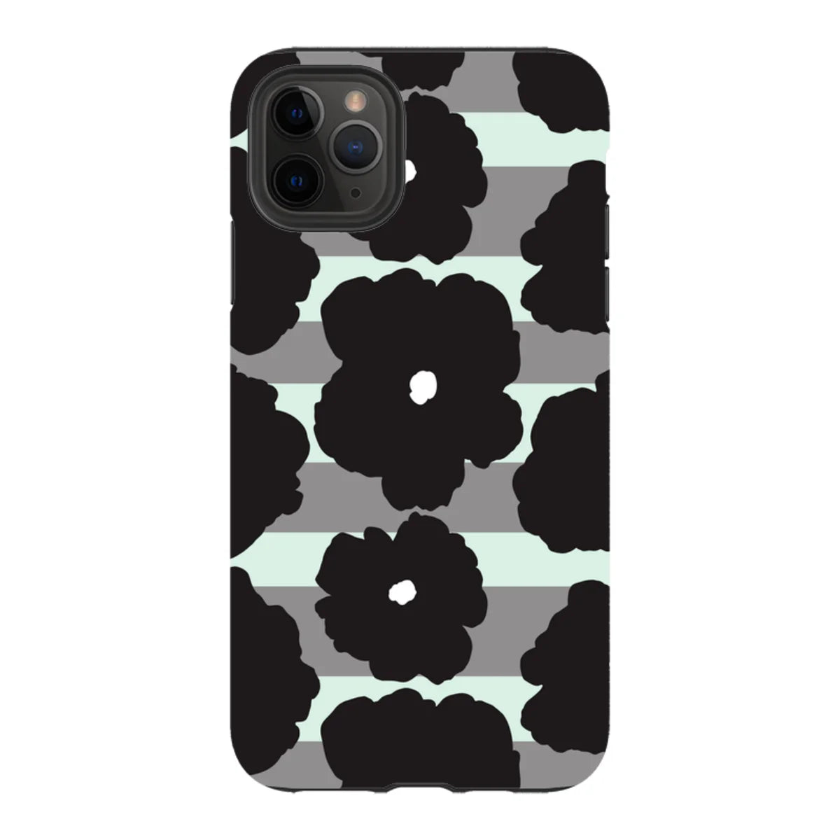 Bold Floral Black — iPhone 11 Pro Max Tough Case — Finnaij