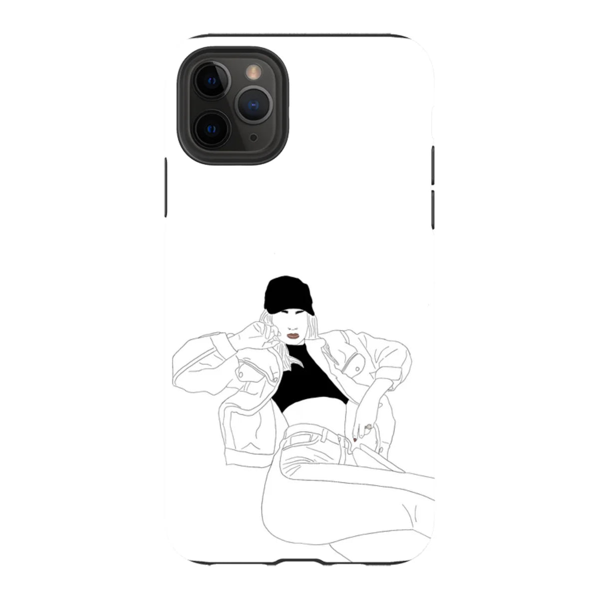 Black Cap by Keagan Haight — iPhone 11 Pro Max Tough Case — Finnaij