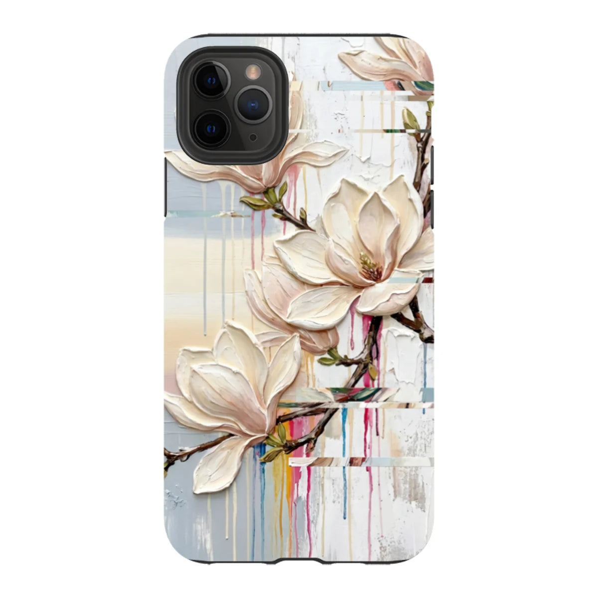 Magnolia Branches by Frida Lövström — iPhone 11 Pro Max Tough Case — Finnaij