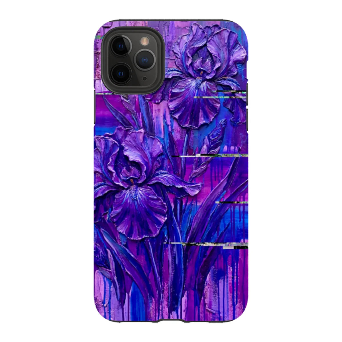 Iris Flowers by Frida Lövström — iPhone 11 Pro Max Tough Case — Finnaij