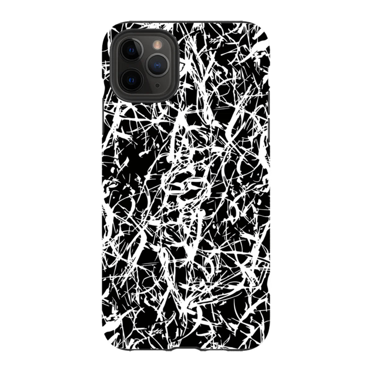 Black-White Grunge — iPhone 11 Pro Max Tough Case — Finnaij