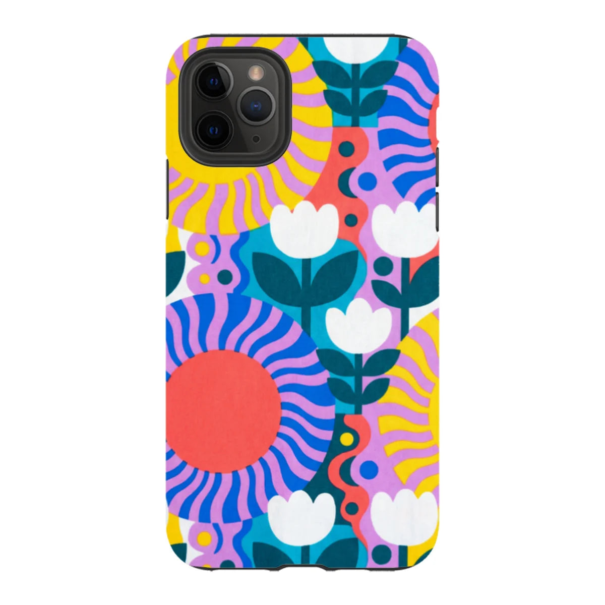 Midnight Sun Mod Bloom by Salla Niemi — iPhone 11 Pro Max Tough Case — Finnaij