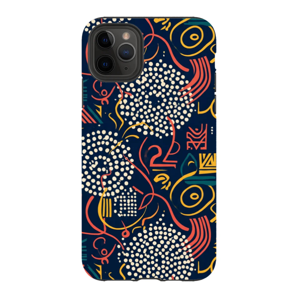 Adire Nightfall by Ada Okoye — Tough Case for iPhone — Finnaij
