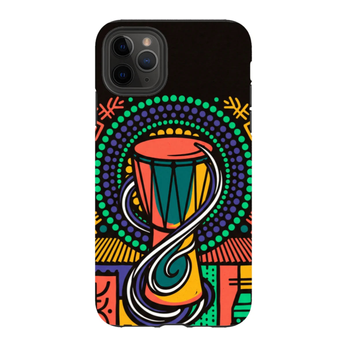 Talking Drum Halo by Ada Okoye — iPhone 11 Pro Max Tough Case — Finnaij