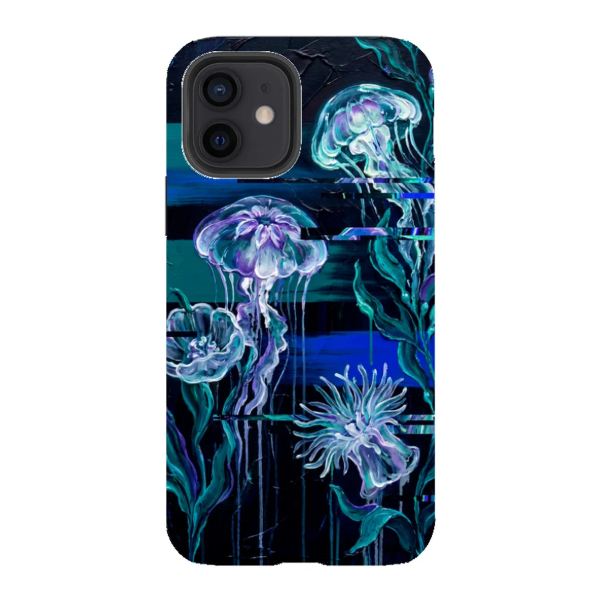 Deep-Sea Underwater Botanical Fantasy by Frida Lövström — iPhone 12 Tough Case — Finnaij