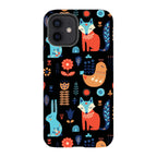 Nordic Ornament Black — iPhone 12 Tough Case — Finnaij