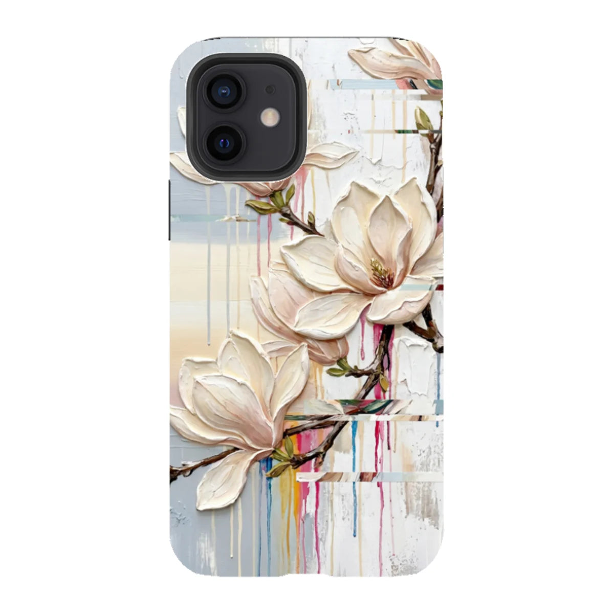 Magnolia Branches by Frida Lövström — iPhone 12 Tough Case — Finnaij