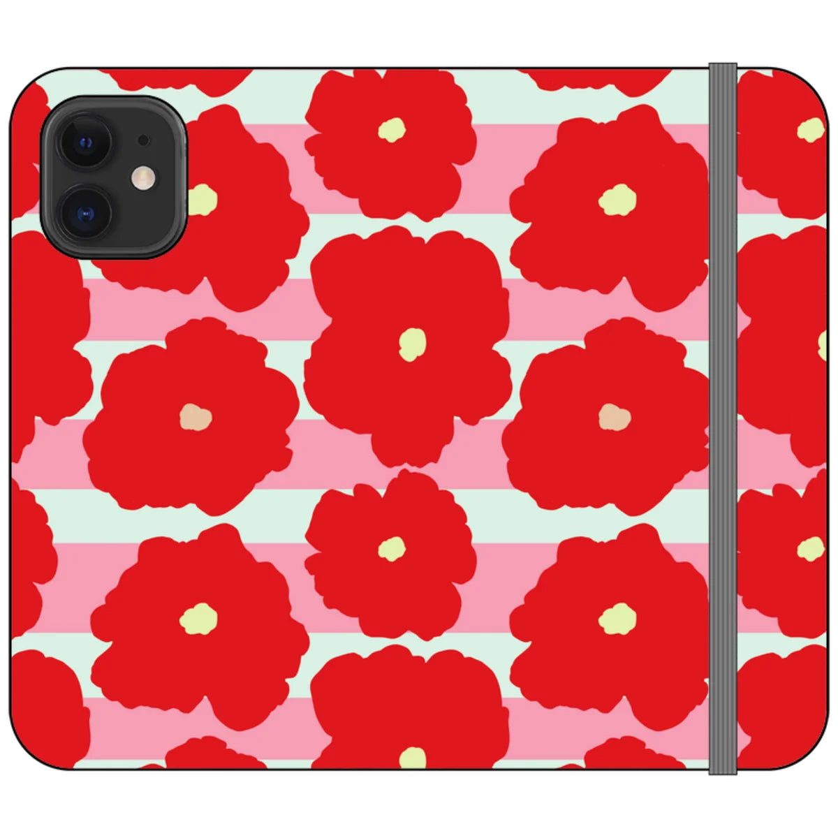 Bold Floral — iPhone 12 Mini Wallet Case — Finnaij