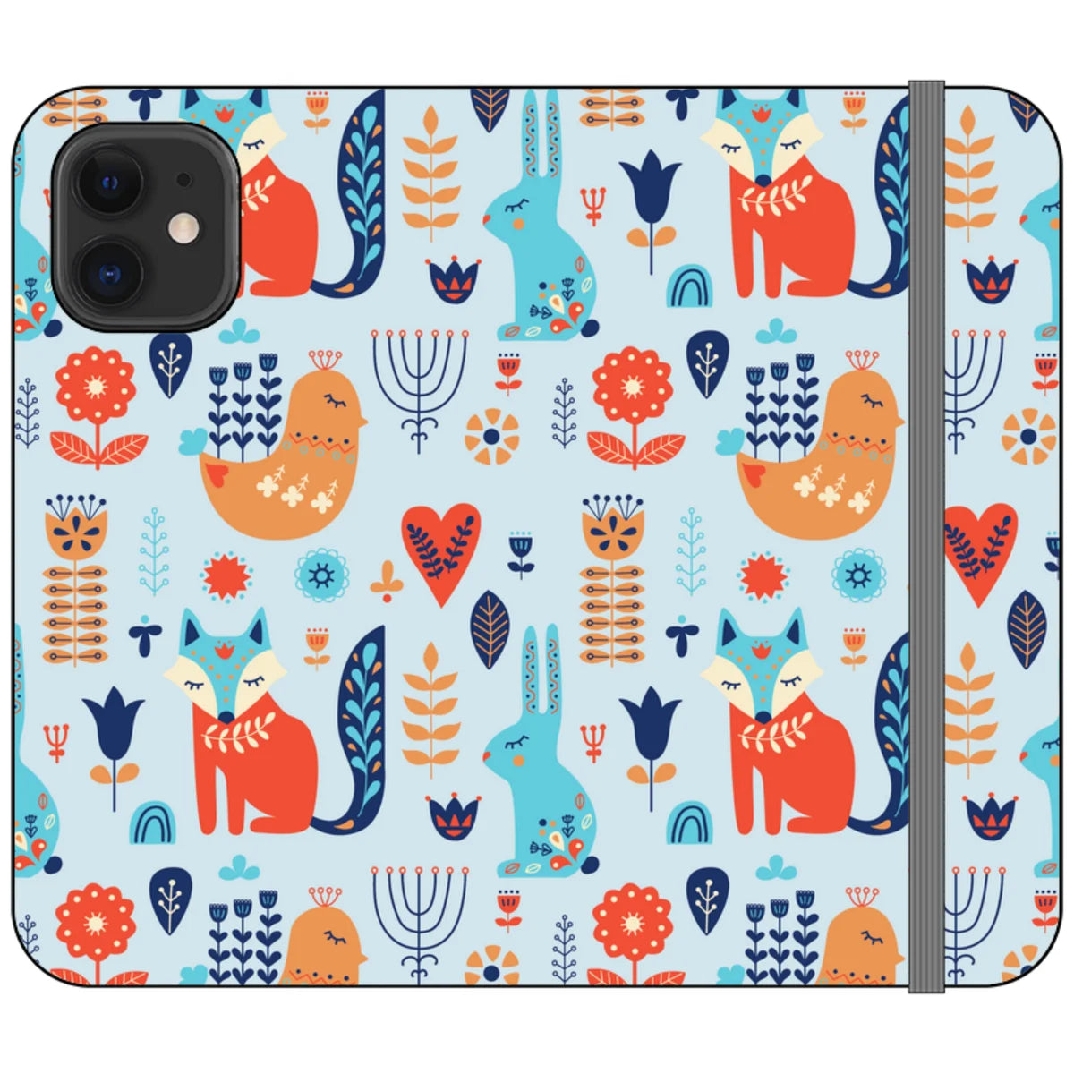 Nordic Ornament — iPhone 12 Mini Wallet Case — Finnaij