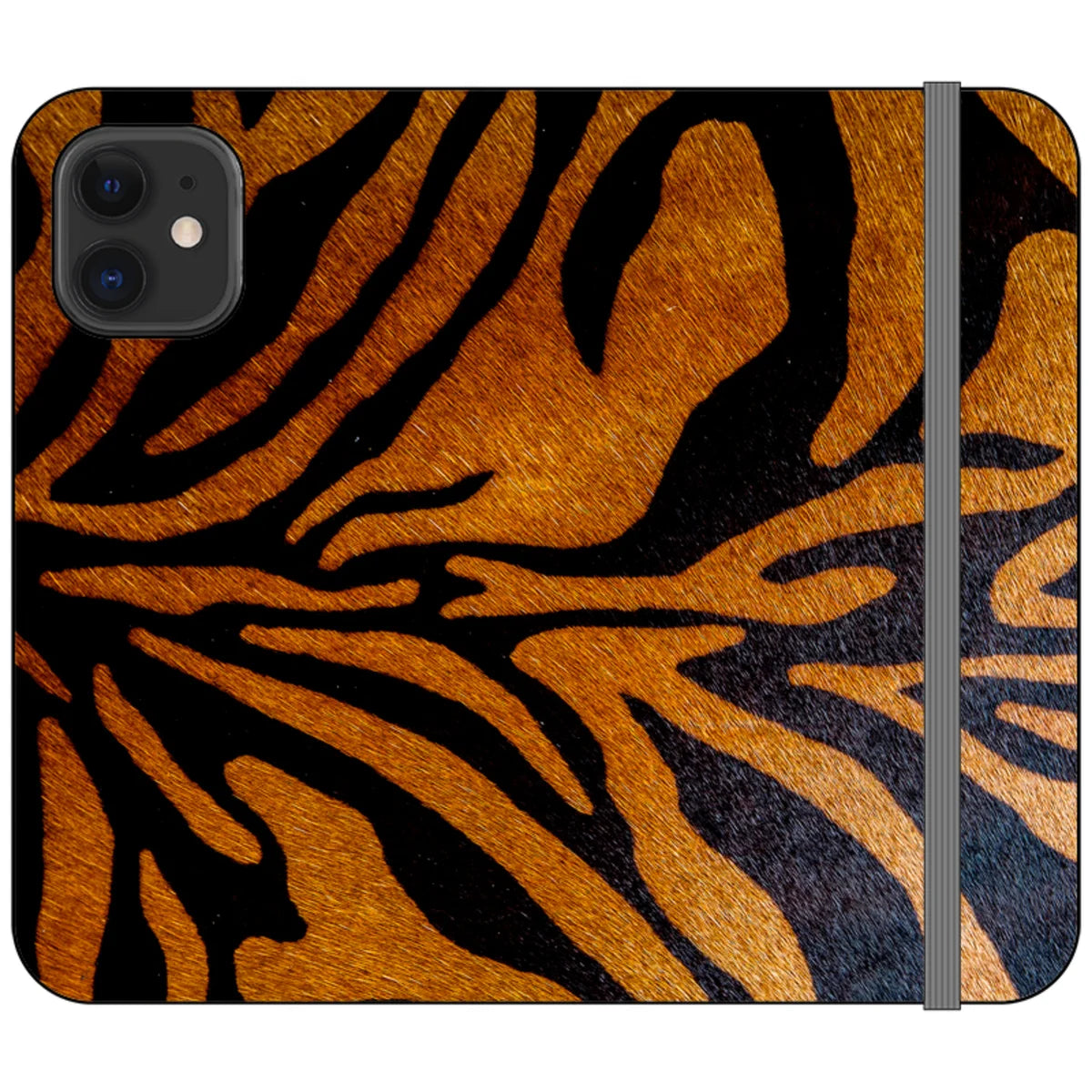 Stripes of the Wild — iPhone 12 Mini Wallet Case — Finnaij