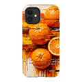 Oranges and Citrus Still Life by Frida Lövström — iPhone 12 Mini Tough Case — Finnaij