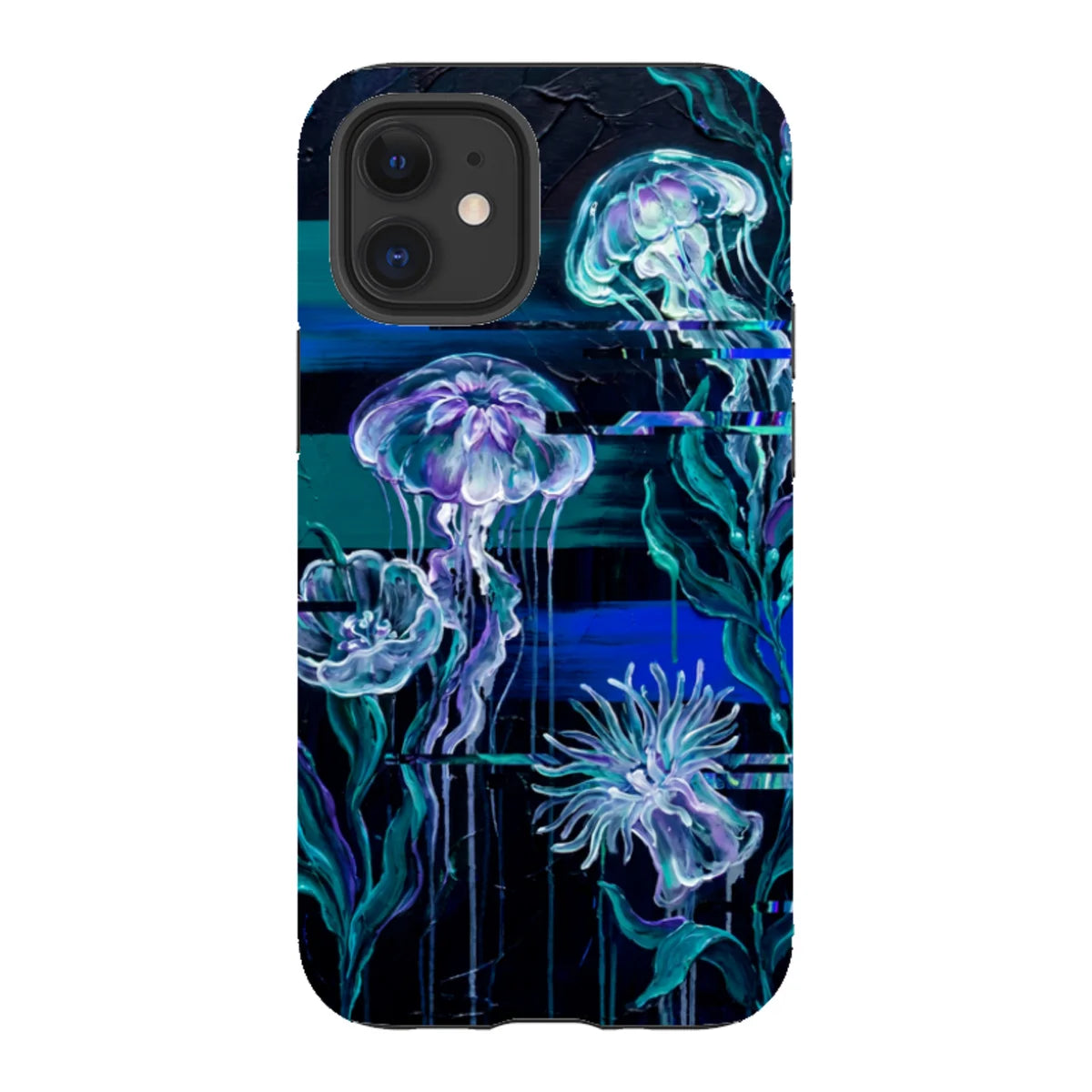 Deep-Sea Underwater Botanical Fantasy by Frida Lövström — iPhone 12 Mini Tough Case — Finnaij