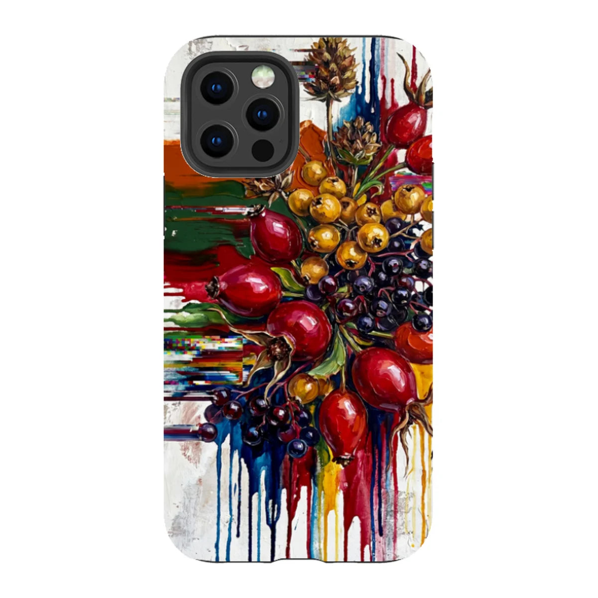 Autumn Berries and Botanicals by Frida Lövström — iPhone 12 Pro Tough Case — Finnaij