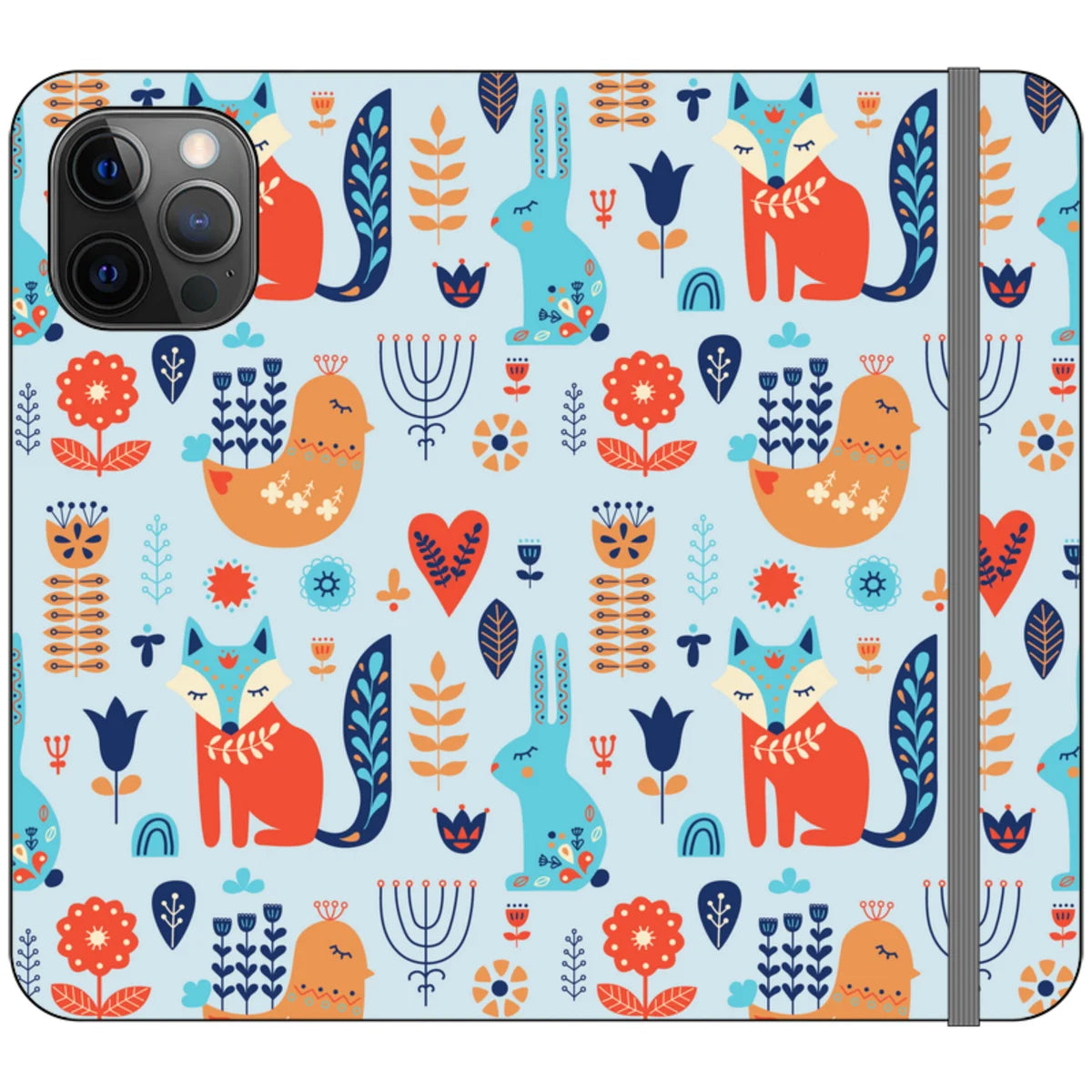 Nordic Ornament — iPhone 12 Pro Max Wallet Case — Finnaij