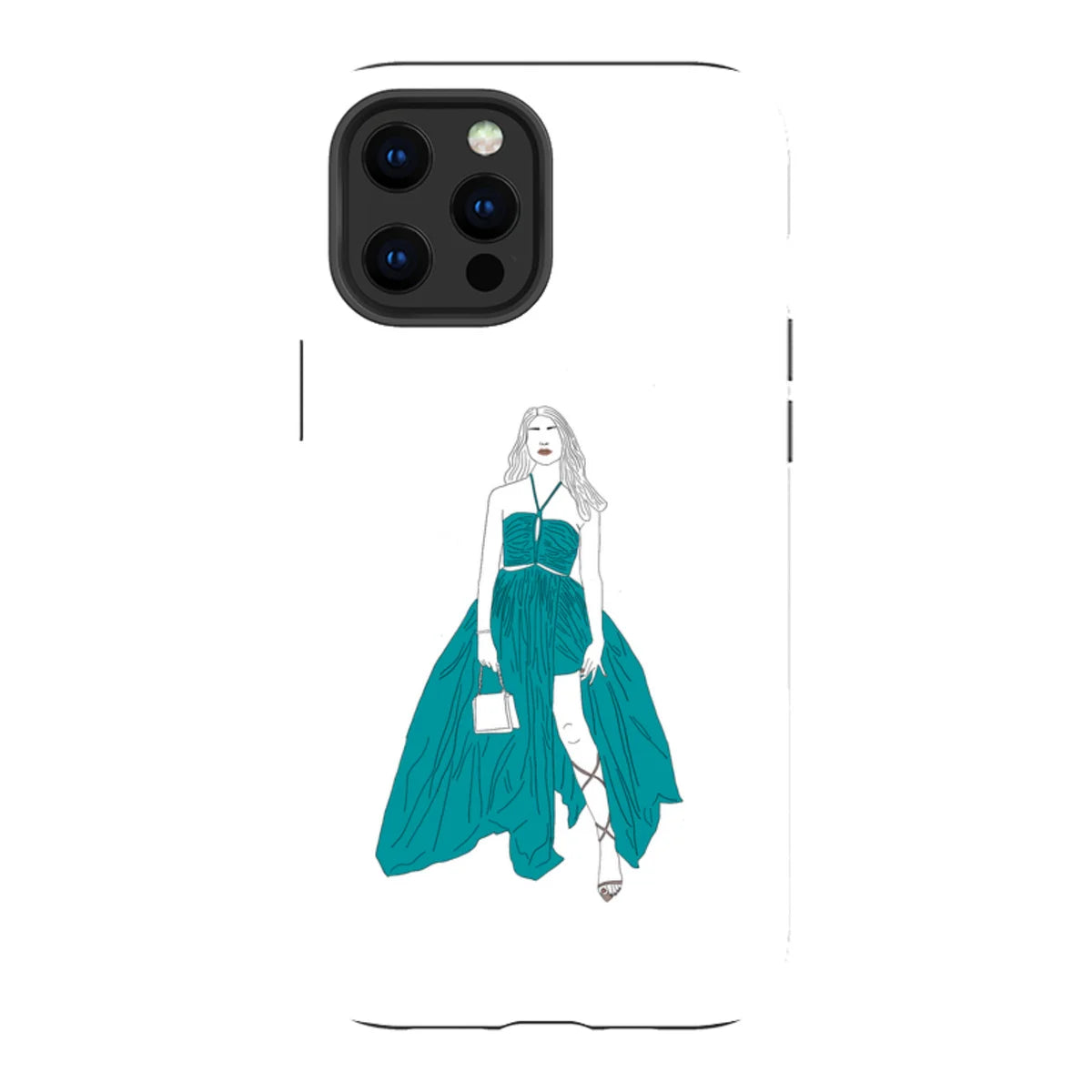 Blue Dress by Keagan Haight — iPhone 12 Pro Max Tough Case — Finnaij