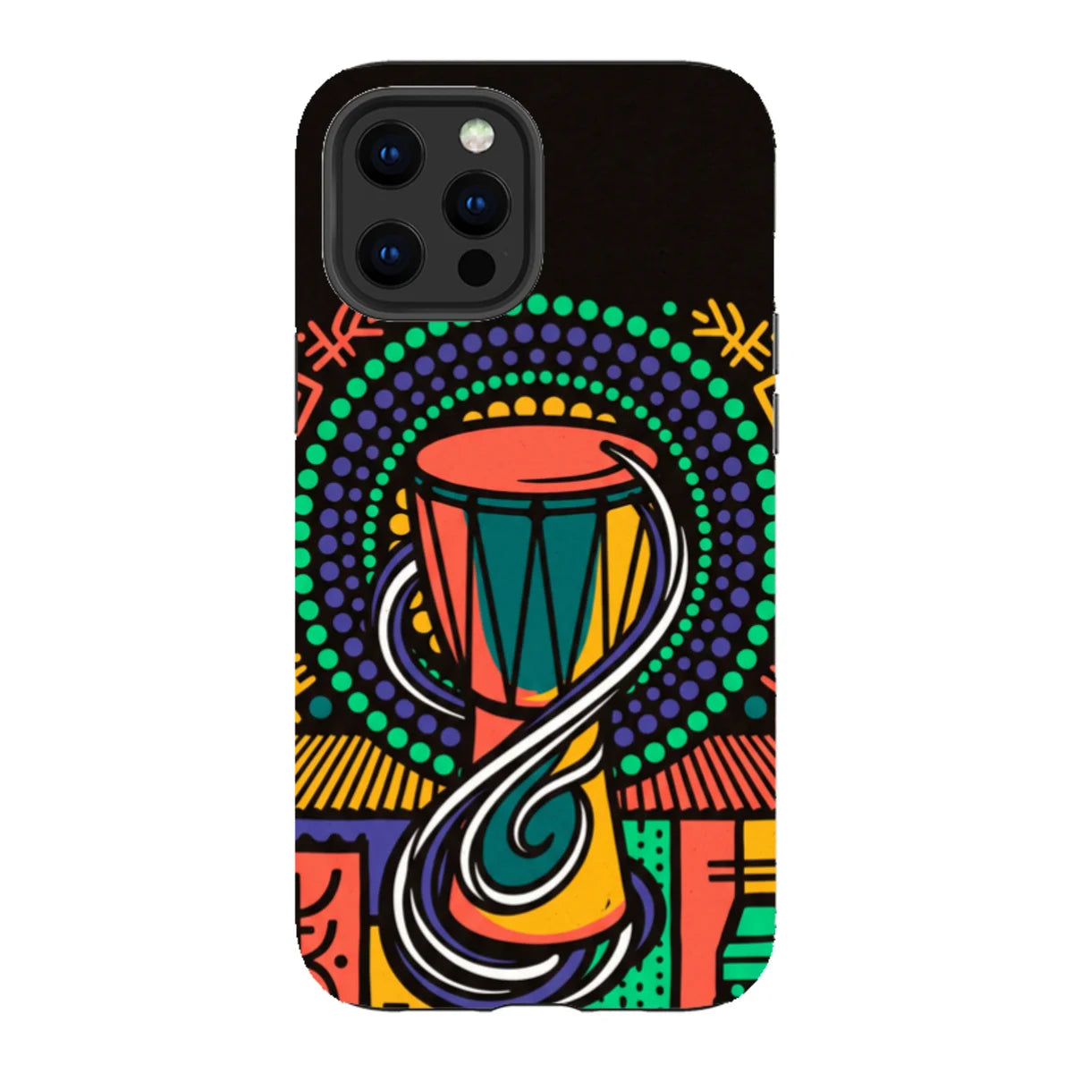 Talking Drum Halo by Ada Okoye — iPhone 12 Pro Max Tough Case — Finnaij