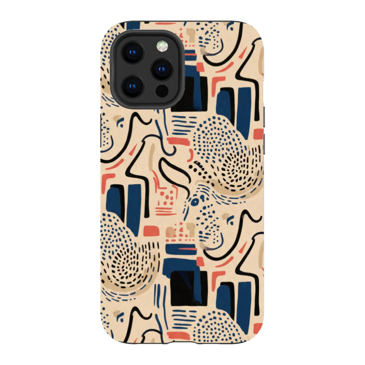 Sandstone Adire by Ada Okoye — iPhone 12 Pro Max Tough Case — Finnaij