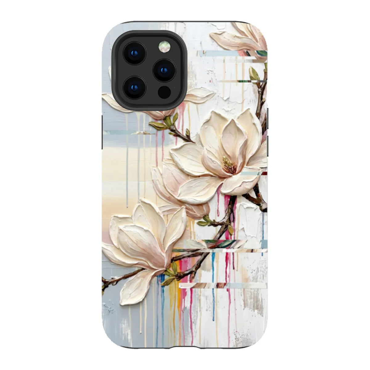 Magnolia Branches by Frida Lövström — iPhone 12 Pro Max Tough Case — Finnaij