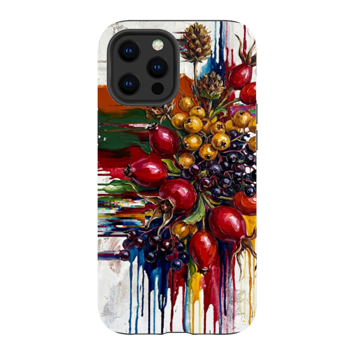 Autumn Berries and Botanicals by Frida Lövström — iPhone 12 Pro Max Tough Case — Finnaij