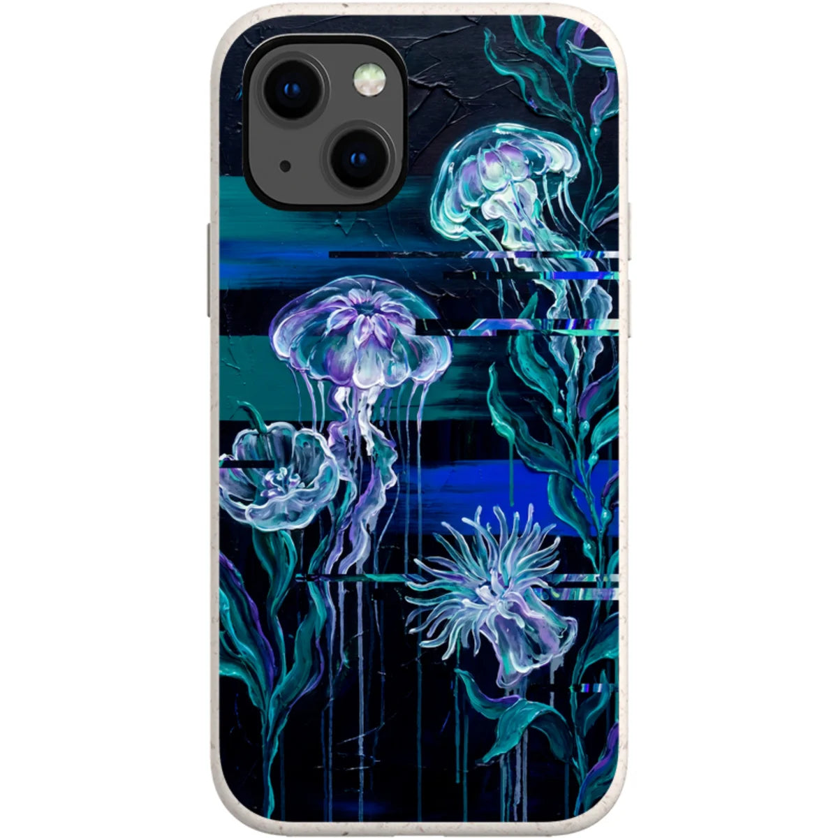 Deep-Sea Underwater Botanical Fantasy by Frida Lövström — iPhone 13 iPhone Bio-degradable Case — Finnaij