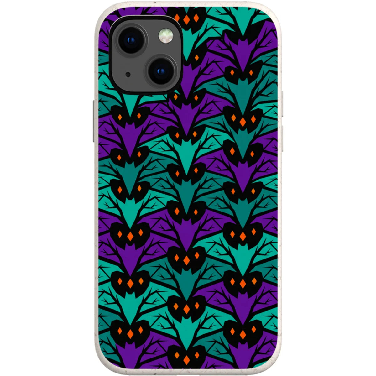 Bat Forest — iPhone 13 Bio-degradable Case — Finnaij
